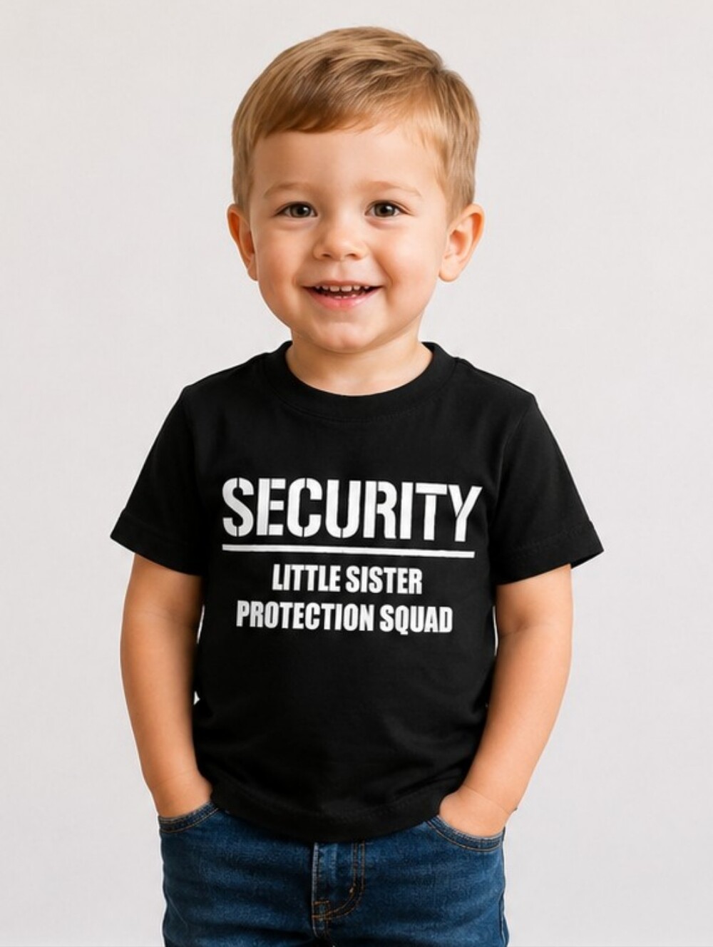 2t Boys Little Sister Security tee